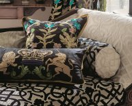 Silk damask Upholstery Fabric