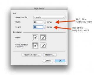 You might get a warning that this size is larger than printable area of your paper-just click “ok”.